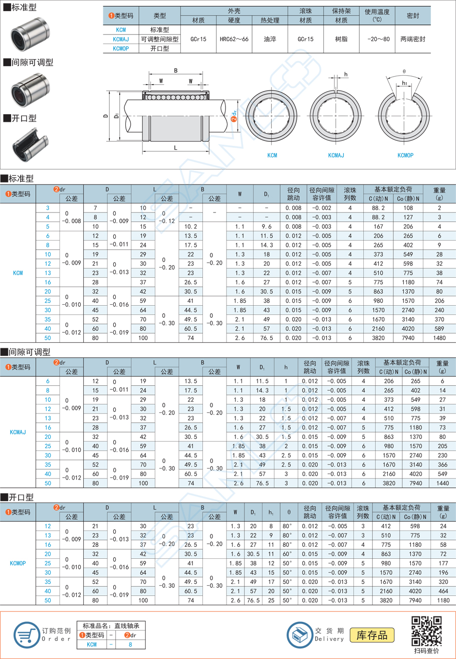 0級直線軸承的尺寸是多少 0級直線軸承的尺寸是多少